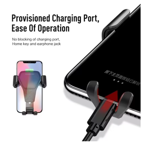 Phổ trọng lực tự động người giữ điện thoại xe <span class=keywords><strong>Air</strong></span> Vent Clip Núi Điện thoại di động chủ điện thoại di động đứng GPS hỗ trợ cho iPhone Samsung - Product Image 2