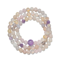 Bracelets en pierres naturelles, perles de cristal Chakra 4mm 6mm, perles de pierres précieuses, quartz rutile, bijoux spirituels, cadeaux pour femmes