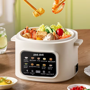 Mini Fornello Elettrico Portatile per Ramen e Hot Pot, Antiaderente, per Cucinare, Friggere e Cuocere a Vapore, Riscaldamento Rapido, per Studenti e Uso in Dormitorio - Product Image 3