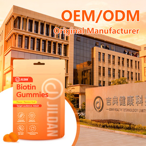 Caramelle Gommose alla Vitamina C e Biotina per Capelli, Pelle e Unghie, Multivitaminico Halal, Pectina Vegana per Adulti RC126 - Product Image 1