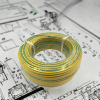 Kabel Nilon Pipih NM-B 12/3 14/2 Awg 600V Kawat Nilon Tembaga Kabel Dalam Ruangan untuk Bangunan Kabel Daya