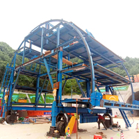 1 an Conception gratuite incluse Tunnel à haute efficacité Chariot à gouttières pour machines à câbles étanches pour la construction