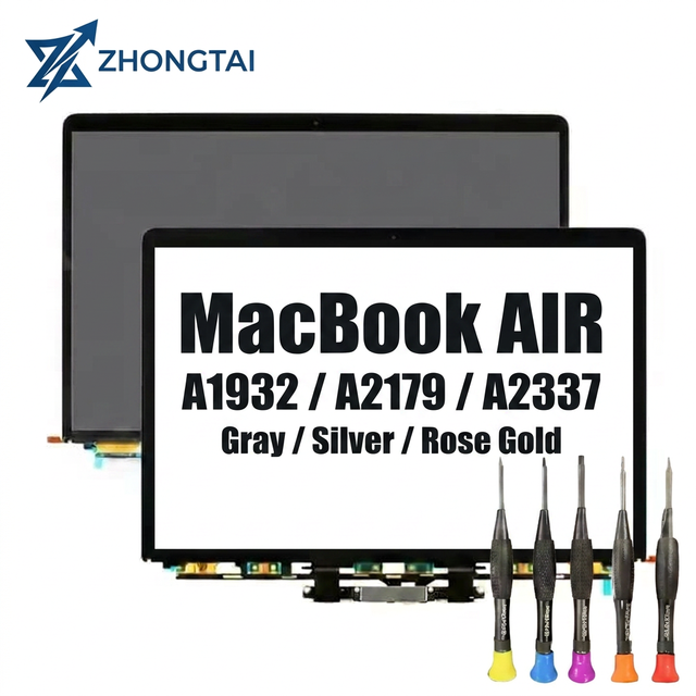 Laptop LCD Full Assembly for MacBook Air 13" A1932 A2179 A2337 M1 Retina Screen Replacement OEM 100% Tested
