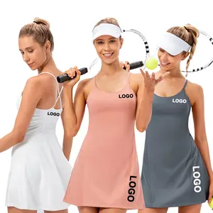 Kostenlose benutzer definierte Logo Hot Selling Rock Kleidung Hersteller weibliche Sportswear benutzer definierte Golf Wear Frauen Tennis Bekleidung Kleid