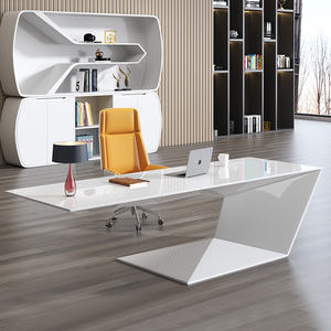 Escritorio y Silla de Oficina Modernos para Gerente o Director Ejecutivo, Escritorio para Computadora, Muebles de Oficina de Madera de Lujo, Escritorio Ejecutivo en Forma de L de MDF - Product Image 3