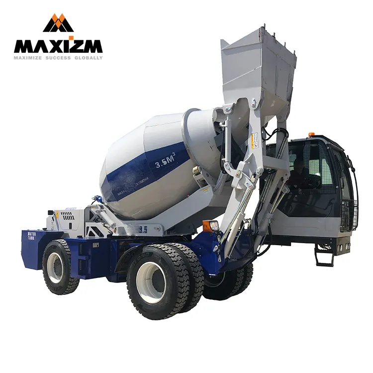 MAXIZM Новый самозагружающий Бетономешалка Auto 3.5cbm/4cbm/6cbm с деталями