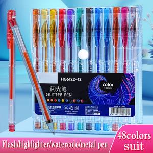 Stylos gel multicolores vibrants à effets multiples avec pointe de 1,0 mm, 12 à 48 couleurs pour la peinture, le journalisation, le gribouillage, les étudiants et les amateurs - Product Image 5