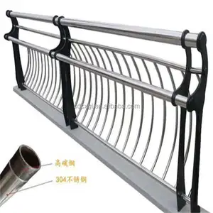 High Quality Stainless Steel Collision Prevention Lighting Bridge Anti-collision Guardrail