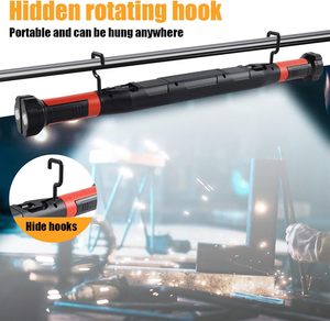 Portable <b>LED</b> Work <b>Light</b> ABS IP55 Rechargeable 2 Magnetic Base 360 Rotating Hook Clamp <b>Workshop</b> Garage Automotive Job RC-W25032 P - Product Image 2