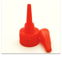 Vis de verrouillage supérieure torsadée en plastique longue buse 18mm 20mm 24mm 28mm couvercle à bec extensible capuchon en plastique