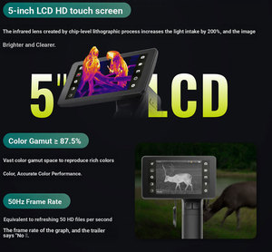 4X 8X 2X 100m Outdoor <strong>Handheld</strong> Infrared Thermal Imaging <strong>Camera</strong> 1280*960 Resolution 5inch Waterproof WiFi 1 Year <strong>Night</strong> <strong>Vision</strong> - Product Image 4