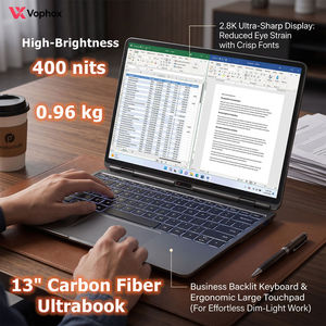 Portátil Personalizado de 13 Pulgadas, <span class=keywords><strong>2</strong></span>.8K IPS, Ultra Delgado, de Fibra de Carbono, con Teclado Retroiluminado, para Trabajo de Oficina y Documentos - Product Image 1
