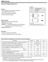 Diodo TVS SMD SMBJ30A CA 600W con VBR de 33.3-36.8V en Paquete SMB (DO-214AA) 100% Original y con Código de Lote Rastreable