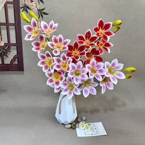 Yulan Magnolia Artificial Flowers Multicolor High Quality Modern Factory Direct Wholesale Wedding Party Garden Home Decoration