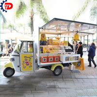 Carrito de Comida Eléctrico, Camioneta de Jugos y Café, Cocina Móvil, Carrito de Pizza y Dulces, Heladería, Camión de Tacos y Hot Dogs, Autobús de Comida