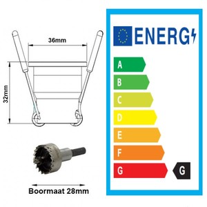 TUYA APP dimmable <span class=keywords><strong>led</strong></span> <span class=keywords><strong>mini</strong></span> projecteurs encastrés extérieur downlight set <span class=keywords><strong>IP65</strong></span> DC12V AC230V 700mA 3W 28mm trou coupé pour véranda - Product Image 5