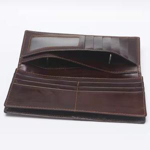 2025กระเป๋าสตางค์หนังแท้ RFID ยาวสำหรับผู้ชายลายนูนรูปม้าดีไซน์เรียบง่ายมองเห็นได้ชัดเจน - Product Image 5