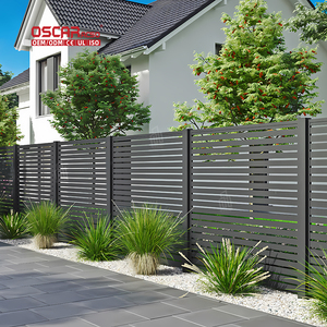 Venta caliente Panel Tornillo Montaje Diy Paneles Metal <span class=keywords><strong>Exterior</strong></span> <span class=keywords><strong>Aluminio</strong></span> Privacidad <span class=keywords><strong>Valla</strong></span> Horizontal <span class=keywords><strong>Valla</strong></span> de listón de <span class=keywords><strong>aluminio</strong></span> - Product Image 5