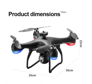 Dron con Cámara ESC Ajustable con Pantalla LCD, Avión de Control Remoto con GPS de Alta Definición, Juguete con Posicionamiento de Flujo, Control Remoto por WiFi - Product Image 1