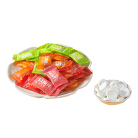 Bonbons à la menthe au sel marin, saveur fruits mélangés, emballés individuellement, menthes rafraîchissantes pour l'haleine, vente en gros