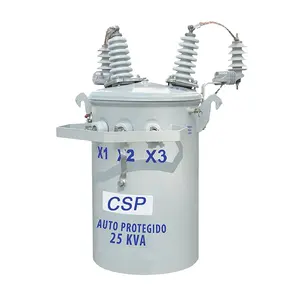 Prezzo di fabbrica trasformatore di distribuzione a bagno d'olio trasformatore montato su palo monofase 7.62/13.2kv 75 kVA