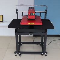 Nueva Prensa Térmica Neumática Semiautomática 40x60 con Placa Plana de 220V y Doble Estación de Trabajo 40x60