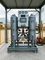 Generator Oksigen PSA HongBo 90% High Flow Skid Mounted Kapasitas 1-5000L/H Keamanan Tinggi untuk Pabrik Tungku Busur Listrik Logam Bekas