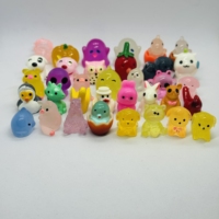 Mini-artisanat de scène DIY, emballage en sachet surprise et modèles d'animaux en résine multiformes et colorés