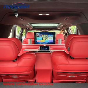 Asientos VIP de Cuero de Lujo para <span class=keywords><strong>Cadillac</strong></span> <span class=keywords><strong>Escalade</strong></span> Navigator, Tapicería de Asientos de Auto Modificada, Asiento Trasero Eléctrico, <span class=keywords><strong>Interior</strong></span> Personalizado - Product Image 5