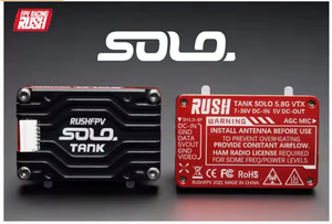 Transmisor FPV Original Rush Solo Tank VTX 5.8G 1.6W 2.5W MAX con Micrófono, Estructura de Disipación de Calor, Molde Privado para RC FPV - Product Image 3