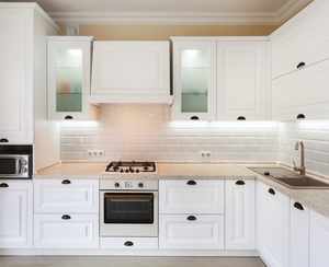 Gabinetes de Cocina Modernos Clásicos de Madera Lacada de Alta Gama Enbl, Diseño Modular, Correderas para Cajones, Protector Contra Salpicaduras, Cesta, Listos para Empacar y Enviar - Product Image 5