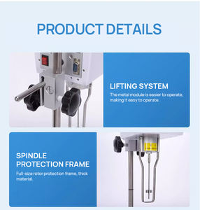 เครื่องวัดความหนืดแบบดิจิตอล LCD รุ่น IKEME NDJ-8T เครื่องทดสอบความหนืดแบบอิเล็กทรอนิกส์ สำหรับยาสีฟัน สีทาเล็บ แชมพู น้ำมัน แบบโรตารี่ - Product Image 4