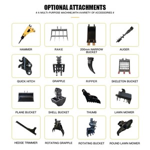 SPEDIZIONE GRATUITA Mini Escavatore da 3,5 Tonnellate, Mini Bagger, Escavatore con Motore, Mini Pelle, Piccola Macchina Escavatrice Economica Cinese - Product Image 6