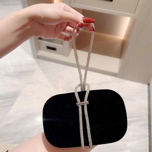 Elegante Borsa da Polso da Donna per Banchetti, Raffinata Borsa da Sera Nera per Abiti Formali e Cheongsam - Product Image 2