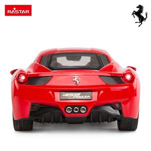 سيارة سباق كهربائية للأطفال تعمل بالتحكم عن بعد عالية السرعة للأولاد المعتمدين في إيطاليا سيارة فيراري 458 بمقياس 1/14 بتخفيضات كبيرة Rastar 2.4g - Product Image 6