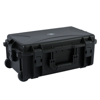 Valise rigide en plastique imperméable et antichoc avec roulettes, pour le transport et le rangement d'équipements de photographie, 522820