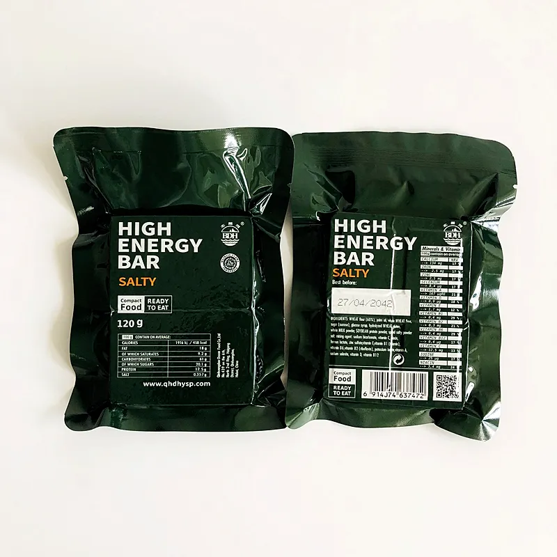 BDH塩味高エネルギー緊急食品ビスケット1箱に12袋の戦闘食品ビスケット
