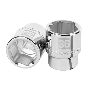 Juego de Llaves de Tubo de 36 mm, 6 Puntas, Accionamiento de 3/4'', Marca TRUPER - Product Image 1