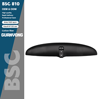 Aile avant d'apprentissage hydrofoil BSC 810 en carbone pour l'entraînement en eaux calmes des riders : levage constant et conduite stable