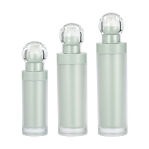 <span class=keywords><strong>120ml</strong></span> Báo Chí cho <span class=keywords><strong>Lotion</strong></span> xi lanh chai cổ PETG phun cát màu xanh lá cây Bóng cap Kem chăm sóc da huyết thanh Mặt nạ Mỹ phẩm Bộ - Product Image 6