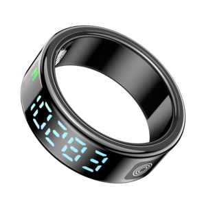 Anillos Inteligentes con Pantalla Táctil Inteligente, 5ATM, Frecuencia Cardíaca, Oxígeno en Sangre, Resistentes al Agua, Carga Inalámbrica - Product Image 1