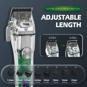 DSP-cortadora <span class=keywords><strong>de</strong></span> pelo profesional para salón <span class=keywords><strong>de</strong></span> barbería, recargable por USB, completamente transparente, uso doméstico y <span class=keywords><strong>de</strong></span> peluquero - Product Image 4
