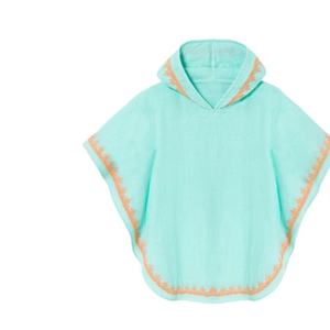 Wholesale Custom Printed Towel Cover Toddler <b>Swimming</b> Bathrobe Microfiber Kids Beach Towel - Product Image 1