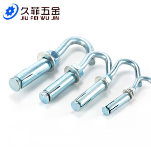 ตะขอเกี่ยวเหล็กชุบสังกะสี Jiufei รุ่น M6 M8 M10 M12 สำหรับเครื่องทำน้ำอุ่น - Product Image 1