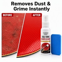 Nettoyant tout usage pour caoutchoucs de tennis de table en spray 120ml avec éponge – Restaure l'adhérence et la rotation – Contrôle optimal – OEM ODM Personnalisé