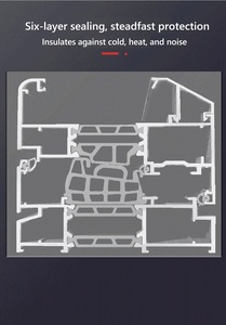 Porta in Vetro con Doppia Telaio in Lega di Alluminio per Ingresso di Negozi Commerciali e Centri Commerciali - Product Image 4