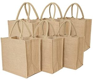 High Quality <b>Gift</b> Beach Lunch <b>Box</b> <b>Large</b> Tote Custom Printing Burlap Waterproof Shopping Bag with Logos - Product Image 1