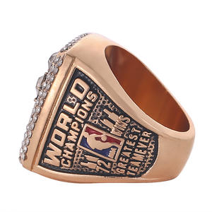 N BA 1996 <span class=keywords><strong>Bulls</strong></span> <span class=keywords><strong>Chicago</strong></span> <span class=keywords><strong>Jordan</strong></span> Championship Ring Hombres Corte Diamante Forma Joyería Boda Aniversario Regalo Transfronterizo al por mayor - Product Image 4