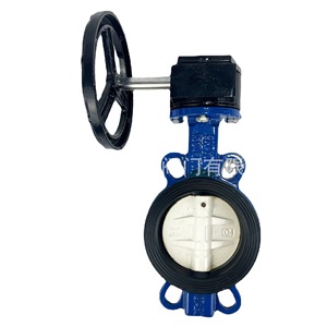 Válvula de mariposa D71J de hierro dúctil con abrazadera manual para irrigación de agua - Product Image 1