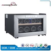 8 bouteilles Horizontale Mini Refroidisseur de Vin Thermoélectrique